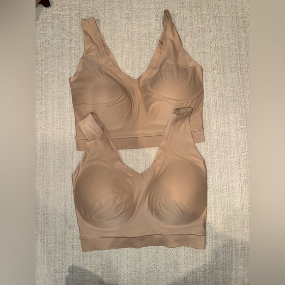 Chantelle Soft Stretch Padded V-Neck Bralette Set of 2